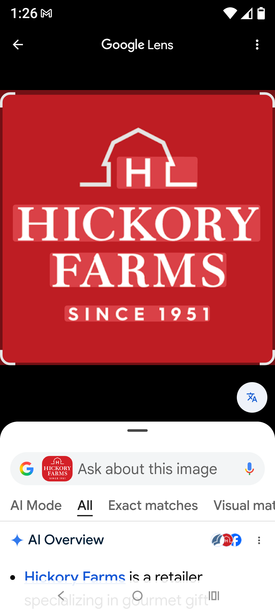Hickory Farms Products