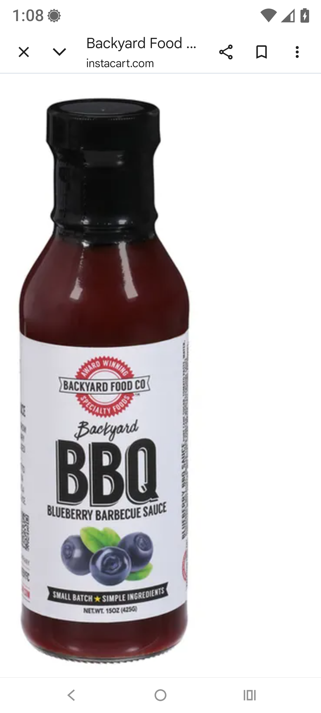 Blueberry BBQ Sauce